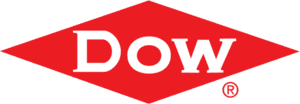 Red diamond-shaped Dow logo with white text spelling "Dow" in the center and a registered trademark symbol in the lower right corner.
